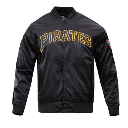 Jacket Mlb Pittsburgh Pirates Big Logo World Series Satin