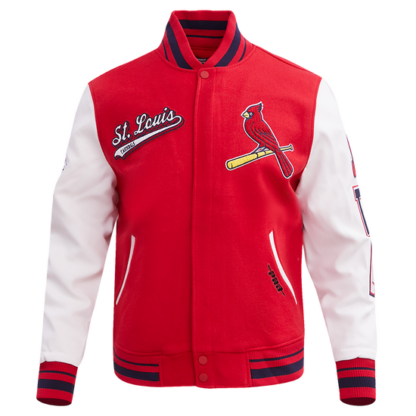 Jacket Mlb St. Louis Cardinals Script Tail Men Wool Varsity