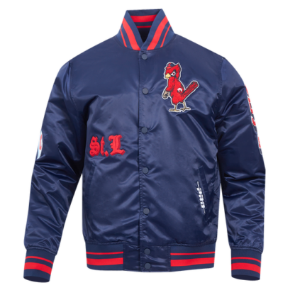 Jacket Mlb St. Louis Cardinals Old English Men'S Rib Satin