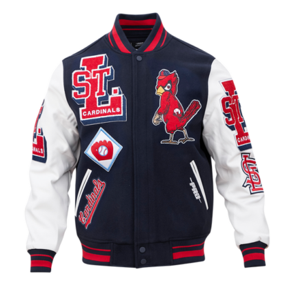 Jacket Mlb St. Louis Cardinals Retro Mashup Men Wool Varsity