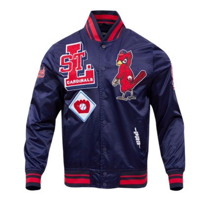 Jacket Mlb St. Louis Cardinals Retro Mashup Men'S Rib Satin