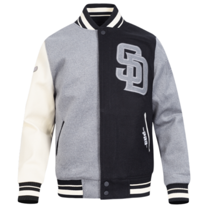 Jacket Mlb San Diego Padres Reverse French Wool Varsity