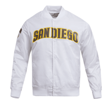 Jacket Mlb San Diego Padres Team Big Logo Men'S Satin