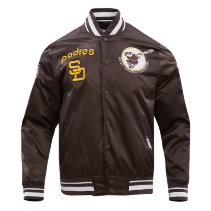 Jacket Mlb San Diego Padres Retro Classic Men'S Rib Satin