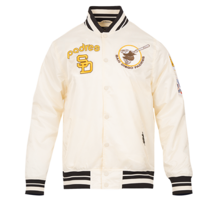 Jacket Mlb San Diego Padres Retro Classic Men'S Rib Satin