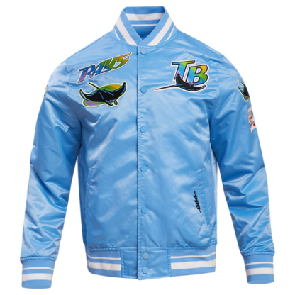 Jacket Mlb Tampa Devil Rays Retro Classic Men'S Rib Satin